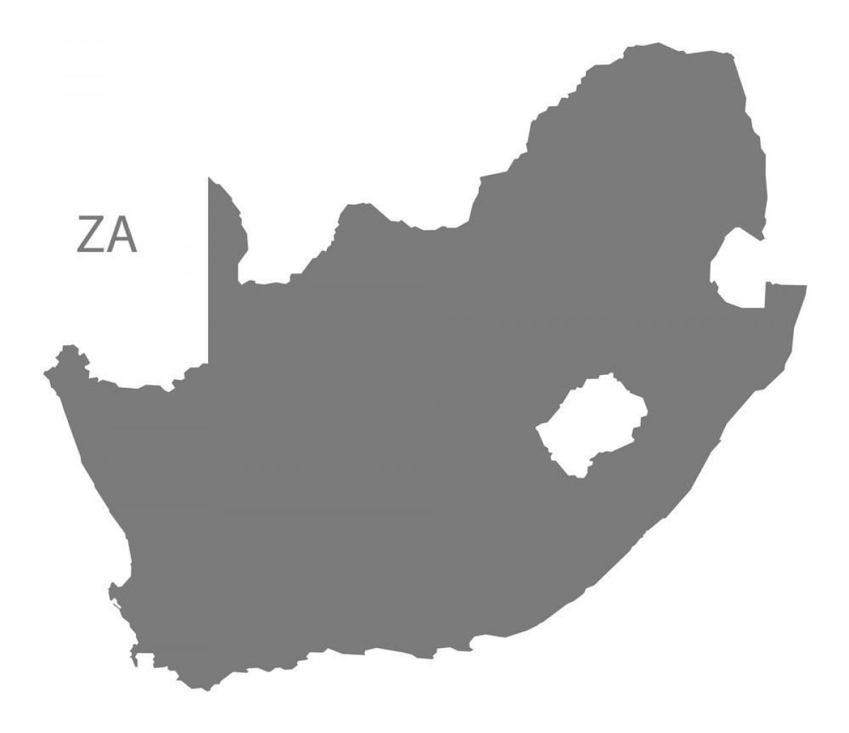 Mapa vetorial da África do Sul
